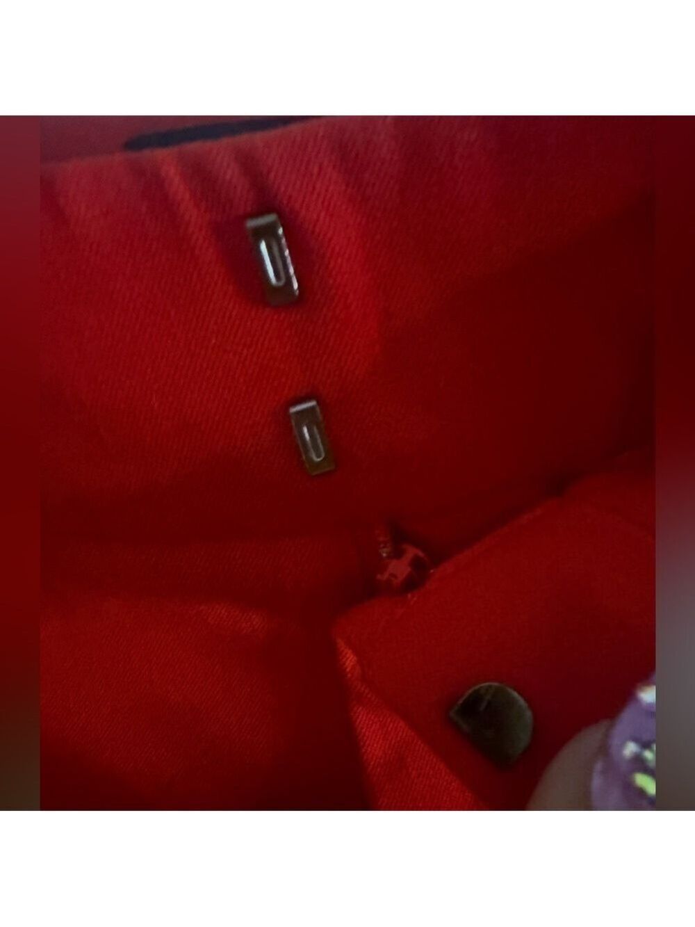 Cynthia Rowley Cotton Twill Trousers Red Sz 2 $159 Chic Preppy Career NWT - Picture 3 of 6